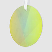 Moderne geelgeometrische gradatie ornament (voorkant)