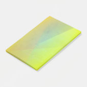 Moderne geelgeometrische gradatie post-it® notes (Schuin)