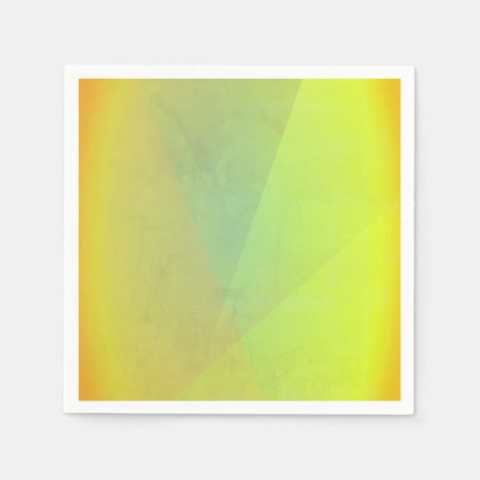 Moderne geelgeometrische gradatie servet (Voorkant)