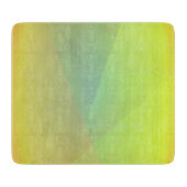 Moderne geelgeometrische gradatie snijplank (Voorkant)