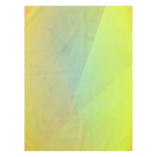Moderne geelgeometrische gradatie tafelkleed (Voorkant)