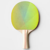 Moderne geelgeometrische gradatie tafeltennisbatje (Achterkant)