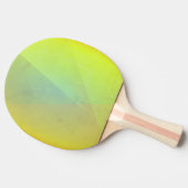 Moderne geelgeometrische gradatie tafeltennisbatje (Zijkant)