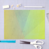 Moderne geelgeometrische gradatie tissuepapier (Craft)