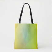Moderne geelgeometrische gradatie tote bag (Voorkant)