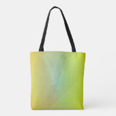 Moderne geelgeometrische gradatie tote bag (Achterkant)