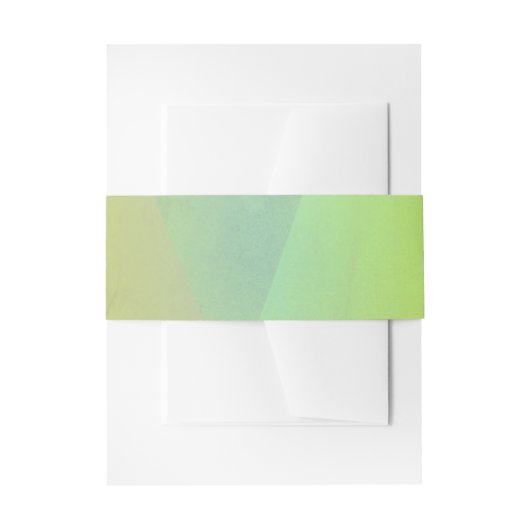 Moderne geelgeometrische gradatie uitnodigingen wikkel (Voorkant Voorbeeld)