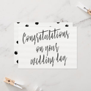 Moderne "Gefeliciteerd met jullie trouwdag" Kaart