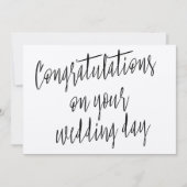 Moderne "Gefeliciteerd met jullie trouwdag" Kaart (Voorkant)