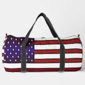 Moderne gegraveerde Amerikaanse vlag Plunjezak (Voorkant)