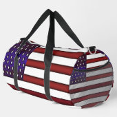 Moderne gegraveerde Amerikaanse vlag Plunjezak (Rechterhoek)