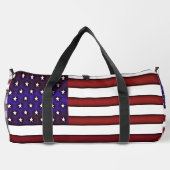 Moderne gegraveerde Amerikaanse vlag Plunjezak (Achterkant)