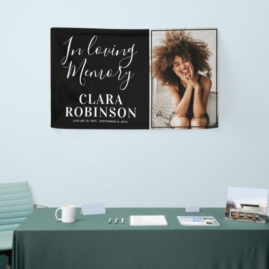 Moderne geheugenfotobanner spandoek (Beurs)