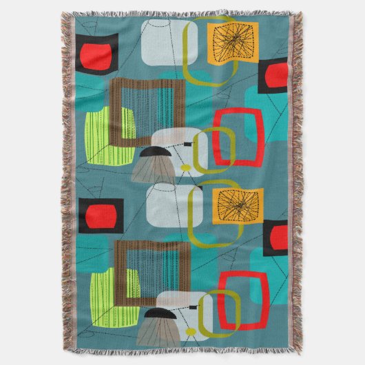 Moderne, geïnspireerde, moderne banket #1 deken (Voorkant Verticaal)