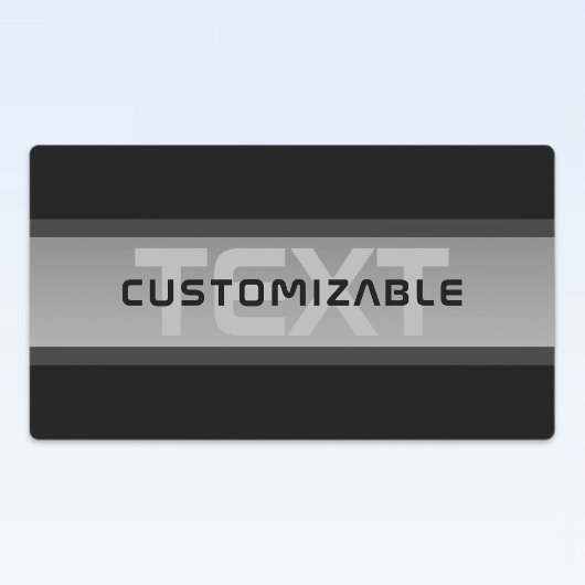 Moderne  gelaagde tekst | Zwart en grijs Labels