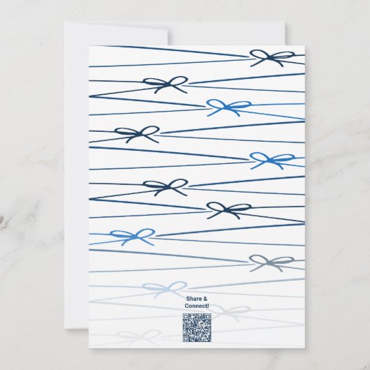 Moderne gele ballon 9e verjaardags uitnodigingskaa kaart (Achterkant)