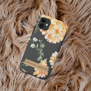 Moderne gele bloemen en speciale Kraft-cadeautjes Case-Mate iPhone Case