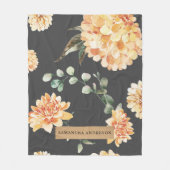 Moderne gele bloemen en speciale Kraft-cadeautjes Fleece Deken (Voorkant)