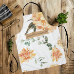 Moderne gele bloemen en speciale Kraft-cadeautjes Schort<br><div class="desc">Dit prachtige moderne waterverf bloemen ontwerp is voorzien van felle en vrolijke gele bloemen die in een prachtig boeket zijn gehuld. Het kunstwerk wordt gecreeerd gebruikend het delicate en doorschijnende middel van waterverf, dat de bloemen een zachte en droomkwaliteit geeft. Het ontwerp kan worden gepersonaliseerd met een naam van uw...</div>