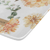 Moderne gele bloemen en speciale Kraft-cadeautjes Snijplank (Hoek)