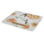 Moderne gele bloemen en speciale Kraft-cadeautjes Snijplank (Hoek)