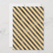 Moderne Gele Bouw Dirty 3rdy Verjaardag Kaart (Achterkant)