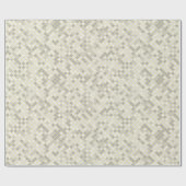 Moderne Gele en Grijze Geometrische Diamant Cadeaupapier (Vlak)