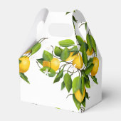 Moderne, gele en groene lemonvruchten | Weddenscha Bedankdoosjes (Achterkant)