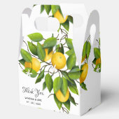 Moderne, gele en groene lemonvruchten | Weddenscha Bedankdoosjes (Geopend)