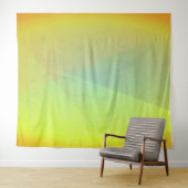 Moderne gele geometrische gradatie wandkleed (In Situ (horizontaal))