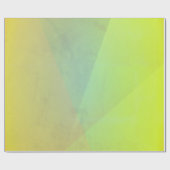 Moderne gele geometrische gradiënt cadeaupapier (Vlak)