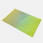 Moderne gele geometrische gradiënt deurmat (Schuin)