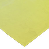 Moderne gele geometrische gradiënt korte tafelloper (Hoek)