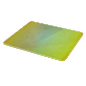 Moderne gele geometrische gradiënt snijplank (Hoek)