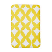 Moderne Gele Geometrische Shippo Zeven Schatten Badmat (Voorkant Verticaal)