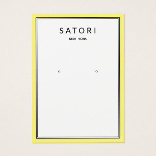 Moderne Gele Grens die juwelenvertoning verdient Visitekaartje