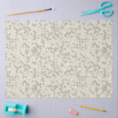Moderne Gele & Grijze Geometrische Patroon Tissue Tissuepapier (Craft)