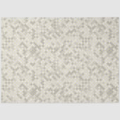 Moderne Gele & Grijze Geometrische Patroon Tissue Tissuepapier (Voorkant)
