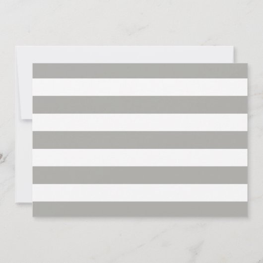 Moderne gele grijze ooievaar vogel | Cute babyshow Kaart (Achterkant)