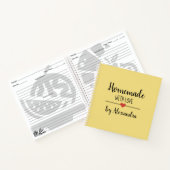 Moderne Gele Homemade met Notitieboek voor liefdes (Binnen)