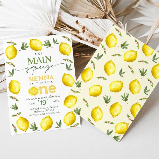 Moderne gele meisjes onze belangrijkste knijp 1e v kaart