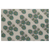 Moderne Gele Mint Grijs Tribal Custom Stof (Yard (91,4 cm))
