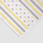 Moderne gele strepen tissuepapier (Detail)