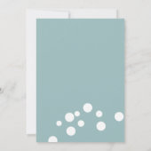 Moderne gele warme baby shower uitnodiging voor ee (Achterkant)