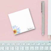 Moderne Gele Witte Dagen Waterverf Personaliseert Post-it® Notes