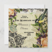 Moderne , gele zangdraden kaart (Voorkant)