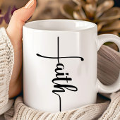 Moderne geloof christen koffiemok