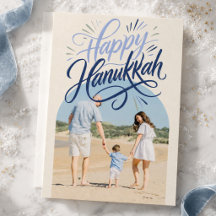 Moderne Gelukkig Hanukkah Familie Foto