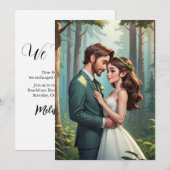 moderne gelukkig tot het einde der tijden vluchtig kaart (Voorkant / Achterkant)