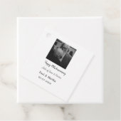 Moderne gelukkige 40ste verjaardag voeg naam datum bedankjes labels (In situ)